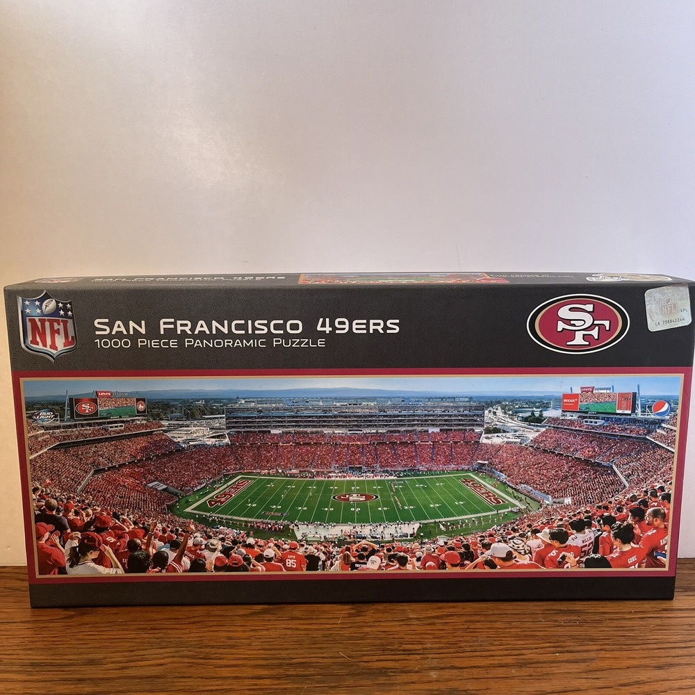 Master Pieces San Francisco 49ers NFL Stadium 1000 Pc Panoramic Jigsaw Puzzle